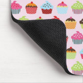 Niedliche Cupcakes Mousepad (Ecke)
