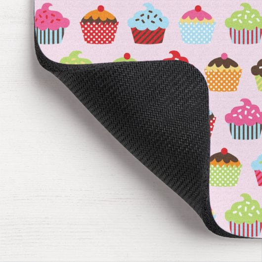 Niedliche Cupcakes Mousepad (Ecke)