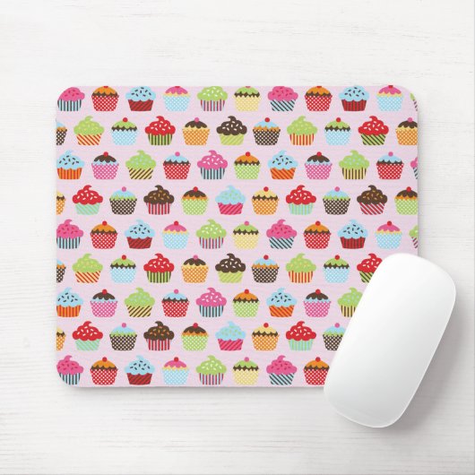 Niedliche Cupcakes Mousepad (Mit Mouse)