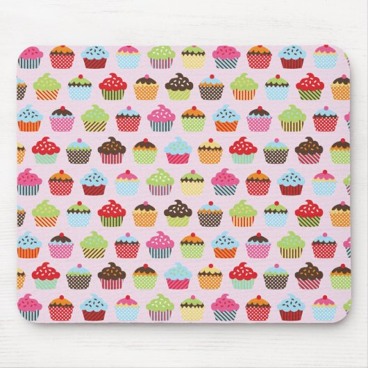Niedliche Cupcakes Mousepad (Vorne)