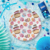Niedliche Cupcakes Musterpapierplatte Pappteller (Party)