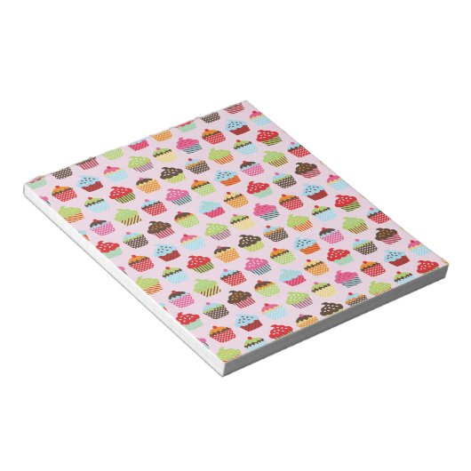Niedliche Cupcakes Notizblock (angewinkelt)