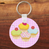Niedliche Cupcakes Schlüsselanhänger (Vorderseite)