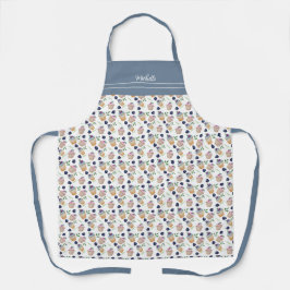 Niedliche Cupcakes und Obst Wasserfarben Kunst, Di Schürze