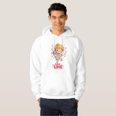 Niedliche Cupid-Liebe Hoodie (Vorne ganz)