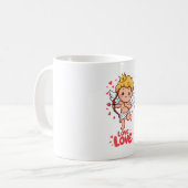 Niedliche Cupid-Liebe Kaffeetasse (Vorderseite Links)