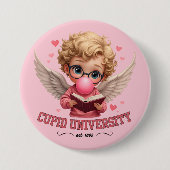 Niedliche Cupid University Bubblegum Angel Ästheti Button (Vorderseite)