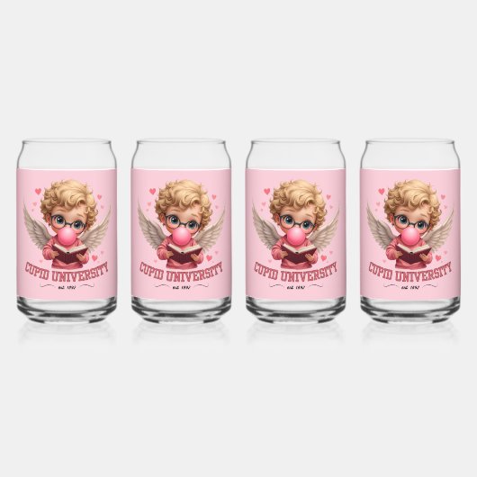 Niedliche Cupid University Bubblegum Angel Ästheti Dosenglas (Hinten)