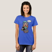 Niedliche Cursing-Hexe T-Shirt (Vorne ganz)