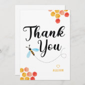 Niedliche Custom BEE Vielen Dank Dankeskarte (Vorne/Hinten)