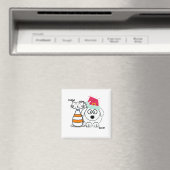 Niedliche Custom Cat & Dog Weihnachten Magnet (In Situ (Geschirrspüler))