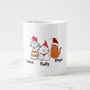 Niedliche Custom Kitty Cat Weihnachtsfeier Tasse