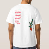 Niedliche Custom Merry Xmas. T-Shirt (Rückseite)
