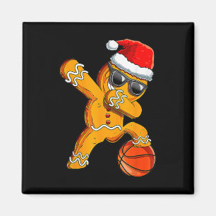 Niedliche Dabbing Weihnachten Gingerbret Cool Bysk Magnet