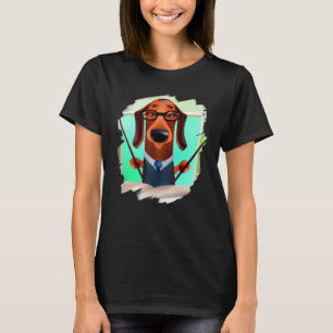 Niedliche Dackel Chiweenie Lehrerschule T-Shirt