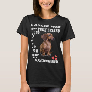 Niedliche Dackel Dackel Girl Xmas Dackel Mama T-Shirt