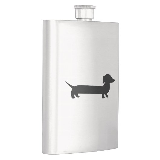 Niedliche Dackel Flachmann (Rechts)