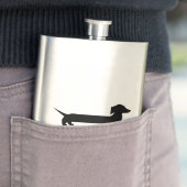 Niedliche Dackel Flachmann (Beispiel)