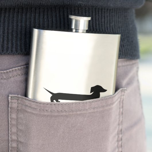 Niedliche Dackel Flachmann (Beispiel)