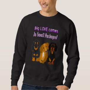 Niedliche Dackel Funny Dackel Hund 2 Sweatshirt