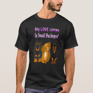 Niedliche Dackel Funny Dackel Hund 2 T-Shirt