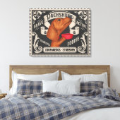 Niedliche Dackel für Lebensmittel Leinwanddruck (Insitu (Schlafzimmer))