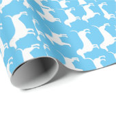 Niedliche Dackel Geschenkpapier (Rolleneckpunkt)