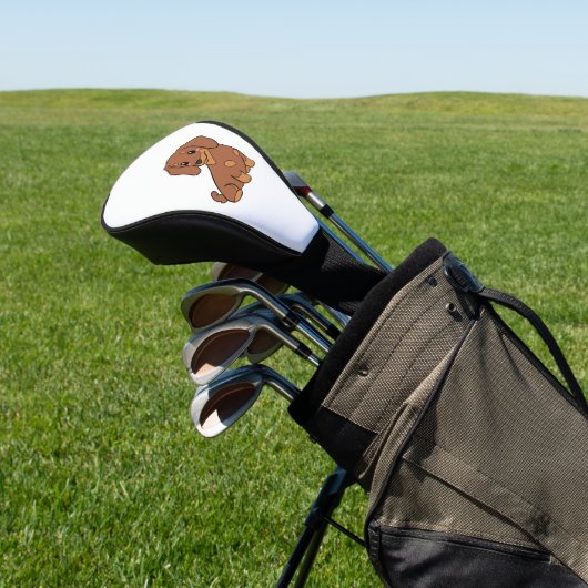 Niedliche Dackel Golf Headcover (In SItu)