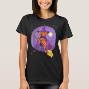 Niedliche Dackel Halloween Hund T-Shirt