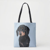 Niedliche Dackel | Hauswursthund Tasche (Vorderseite)