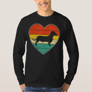 Niedliche Dackel Hund Lover Valentinstag Witzhund T-Shirt