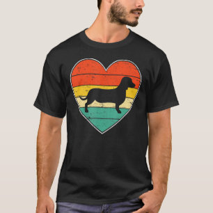 Niedliche Dackel Hund Lover Valentinstag Witzhund T-Shirt