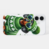 NIEDLICHE DACKEL HUNDE IN IRISCHEN KLEIDEN iPhone 16 HÜLLE (Rückseite (Horizontal))