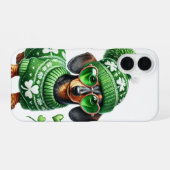 NIEDLICHE DACKEL HUNDE IN IRISCHEN KLEIDEN iPhone 16 HÜLLE (Rückseite (Horizontal))