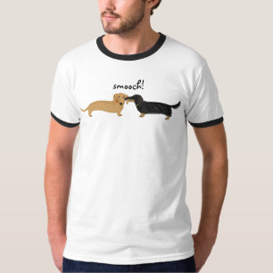 Niedliche Dackel-HundeLiebe Dackelnsmooch-  T-Shirt