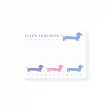 Niedliche Dackel - kundenspezifische Farben und Te