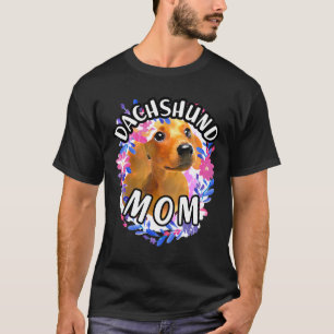 Niedliche Dackel Mama Dackel Dackel Dog Owner Gesc T-Shirt