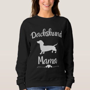 Niedliche Dackel Mama Dog Sweatshirt