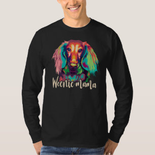 Niedliche Dackel Mama Würstchen Mama Womens Weiner T-Shirt
