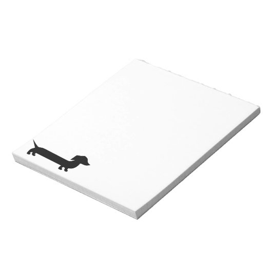 Niedliche Dackel Notizblock (Rotiert)