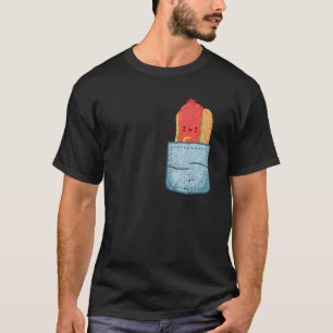 Niedliche Dackel Pocket Hot Dog Frank Würstchen Sc T-Shirt
