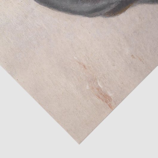 Niedliche Dackel Puppy-Dekoupage Seidenpapier (Detail)