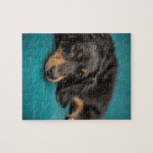 Niedliche Dackel Puzzle (Horizontal)