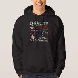 Niedliche Dackel Qualität Deutsches Engineering Hoodie