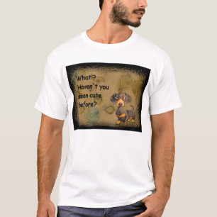 niedliche Dackel scherzt T - Shirt