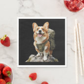 Niedliche Dackel Stilvoller Hund Serviette (Beispiel)