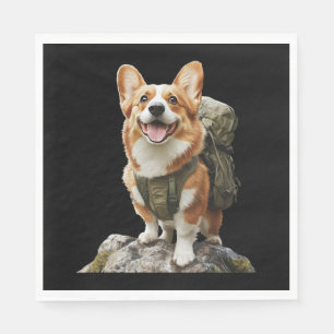 Niedliche Dackel Stilvoller Hund Serviette