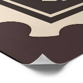 Niedliche Dackel Superhero Poster (Ecke)