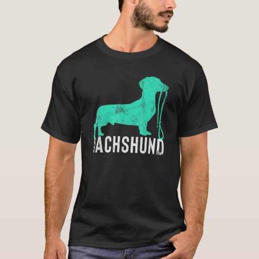 Niedliche Dackel T-Shirt (Vorderseite)