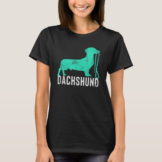Niedliche Dackel T-Shirt (Vorderseite)